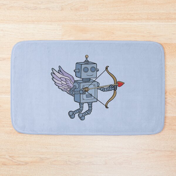 Item preview, Cute Steampunk Robot Cupid with Heart Arrow designed and sold by shopdiego.