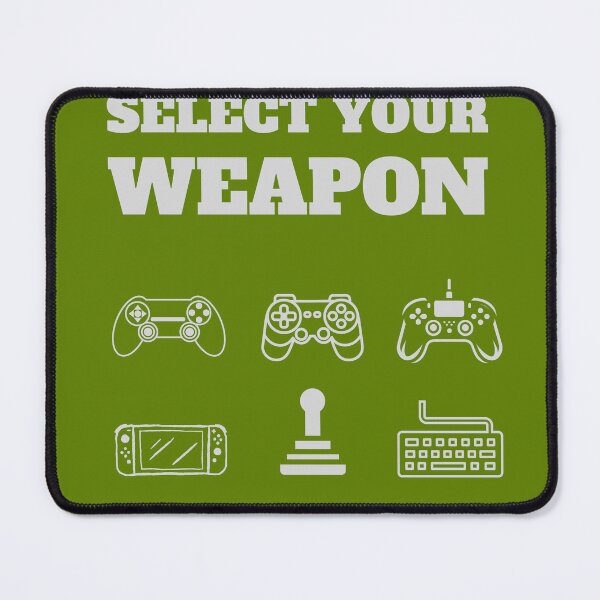 Item preview, Select Your Weapon - Retro and Modern Gaming Controllers Graphic designed and sold by Abaseen.