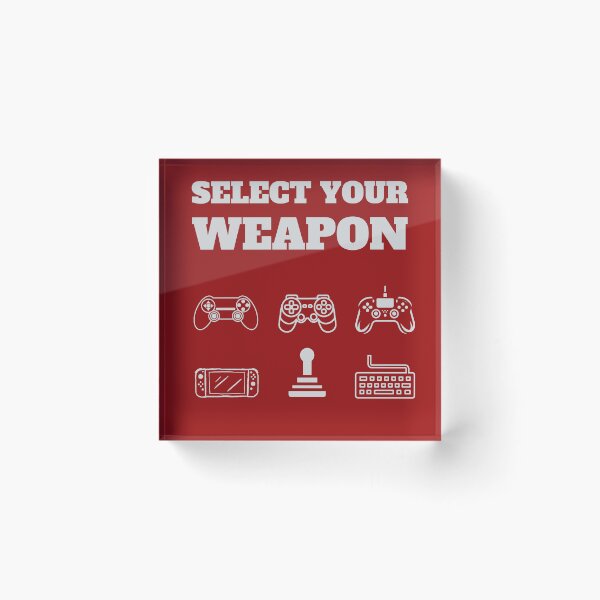 Item preview, Select Your Weapon - Retro and Modern Gaming Controllers Graphic designed and sold by Abaseen.