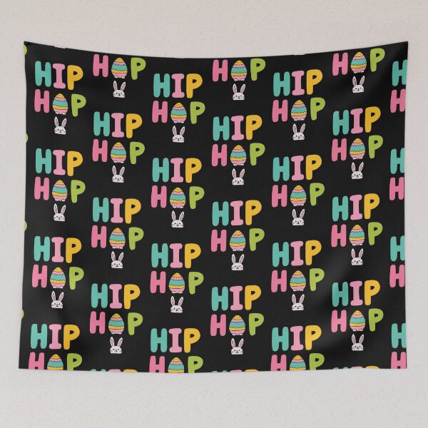 Item preview, Cute Hip Hop Bunny with Easter Egg designed and sold by SimoesArtistry.
