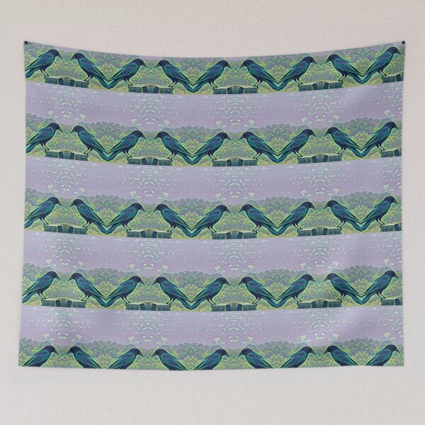 Item preview, Raven Twins with green and purple  designed and sold by oh-bi-me.
