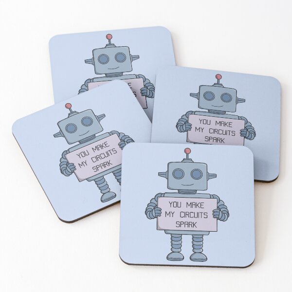 Item preview, You Make My Circuits Spark Robot designed and sold by shopdiego.