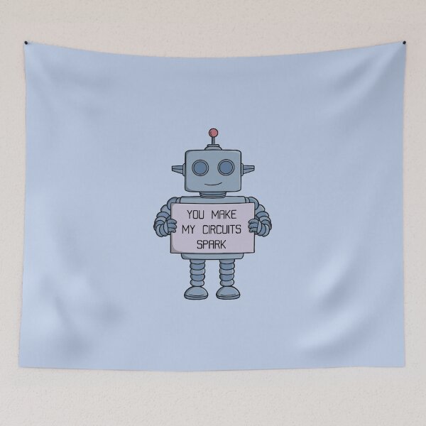 Item preview, You Make My Circuits Spark Robot designed and sold by shopdiego.