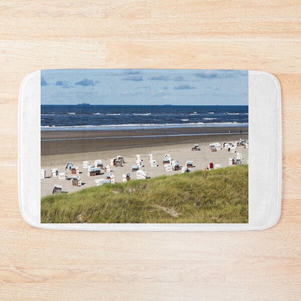 Item preview, Sandy beach with beach chairs on Spiekeroog designed and sold by Klaus Offermann.