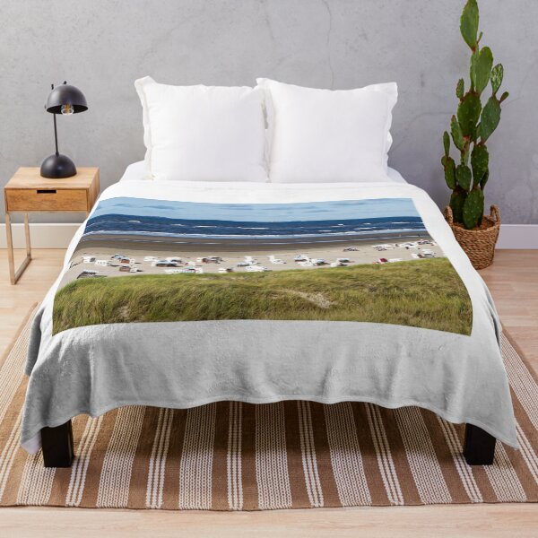Item preview, Sandy beach with beach chairs on Spiekeroog designed and sold by Klaus Offermann.