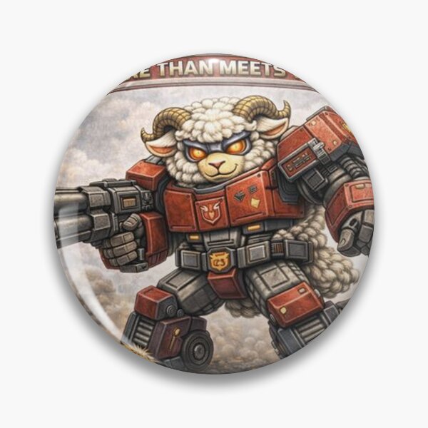 Item preview, MechaSheep: Iron Herd (More Than Meets the Ewe) designed and sold by Thpoar.