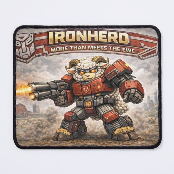 Item preview, MechaSheep: Iron Herd (More Than Meets the Ewe) designed and sold by Thpoar.