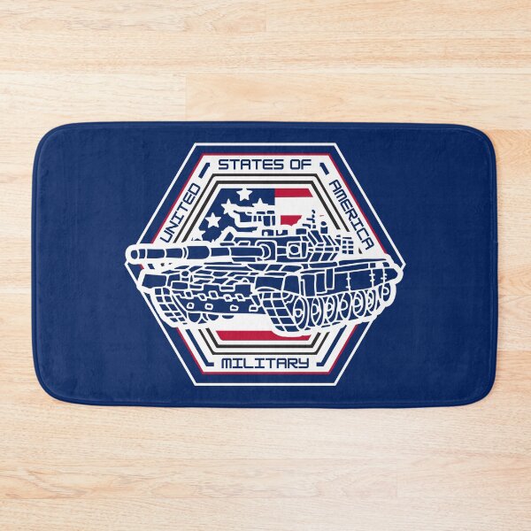 Item preview, U.S. Military Tank Hexagon Emblem – Patriotic American Flag Design for Veterans, Soldiers & Proud Patriots designed and sold by GFamilyC.