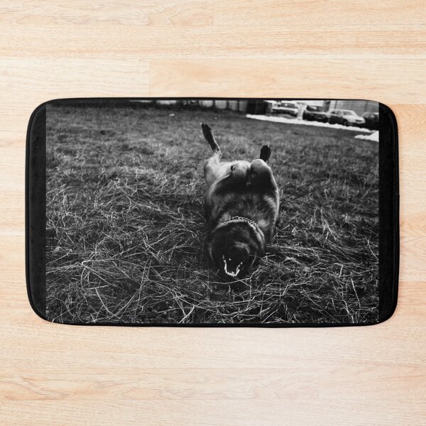 Item preview, Belgian Malinois Landshark - Black and White Dog Art designed and sold by BeyondInkwell.