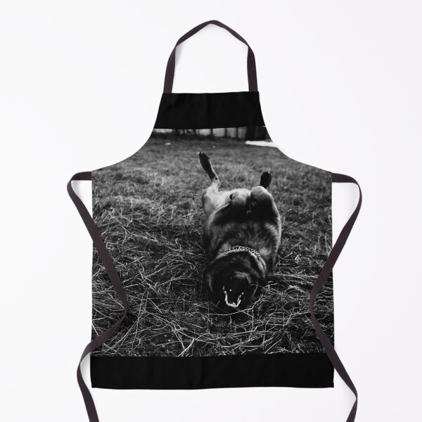Item preview, Belgian Malinois Landshark - Black and White Dog Art designed and sold by WimziRides.