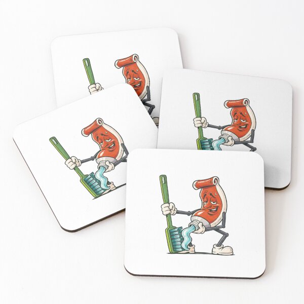 Item preview, Toothpaste Shitting on Toothbrush — Funny Bathroom Humor & Rude Toilet Cartoon designed and sold by Colorful-Garden.