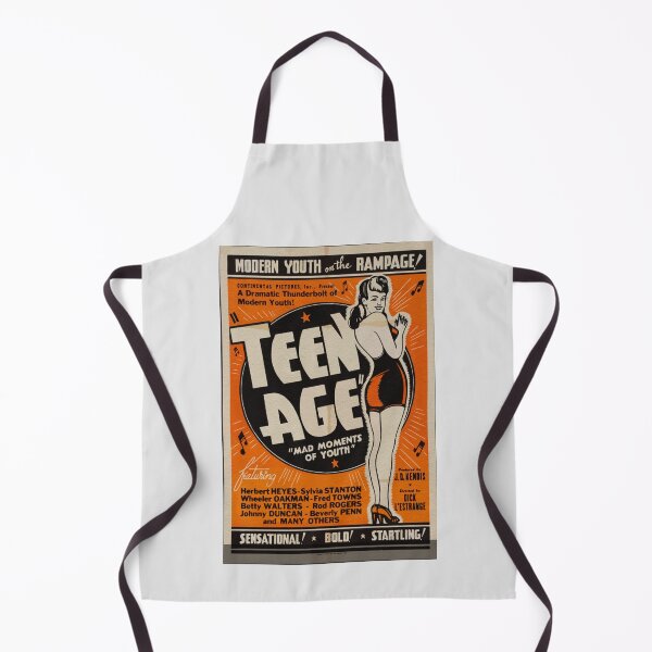 Item preview, Vintage B-Movie Poster – 'Teen Age: Mad Moments of Youth' designed and sold by ELmestka.