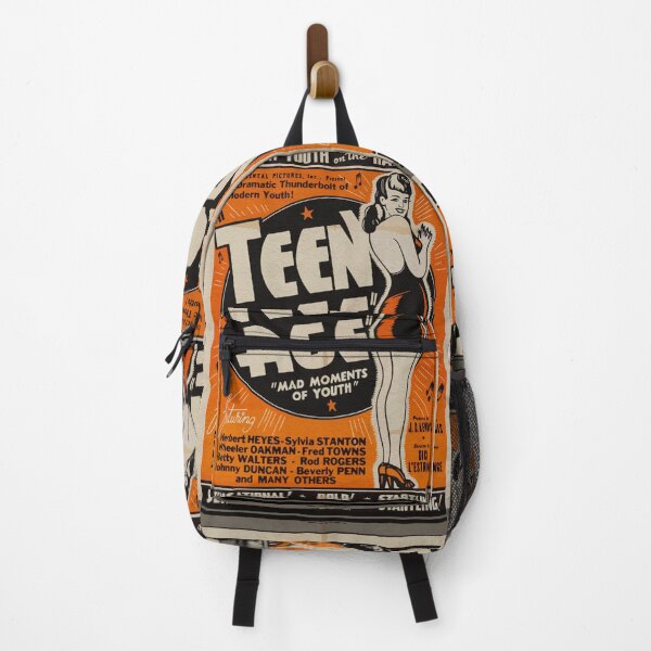 Item preview, Vintage B-Movie Poster – 'Teen Age: Mad Moments of Youth' designed and sold by ELmestka.