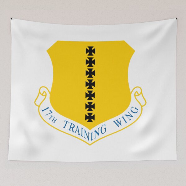 Item preview, Official Shield of the 17th Training Wing (USAF) designed and sold by CharlieDesings.