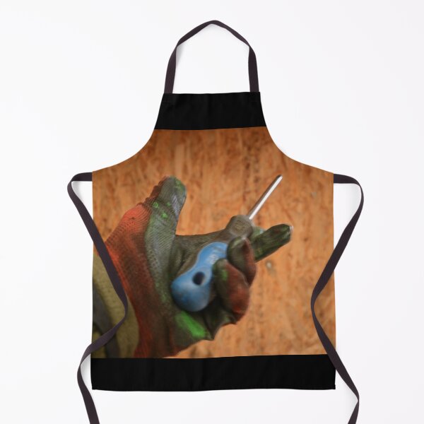 Item preview, The Repairman’s Touch: Blue Screwdriver and Gritty Work Glove designed and sold by BeyondInkwell.