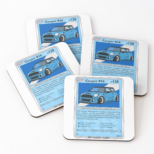 Item preview, AutoMon Cooper R56 Widebody TCG Style designed and sold by Heybratan.
