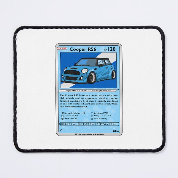 Item preview, AutoMon Cooper R56 Widebody TCG Style designed and sold by Heybratan.