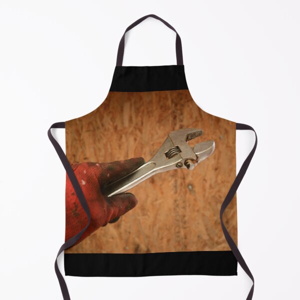 Item preview, The Mechanic’s Grip: Industrial Adjustable Wrench and Work Glove designed and sold by BeyondInkwell.