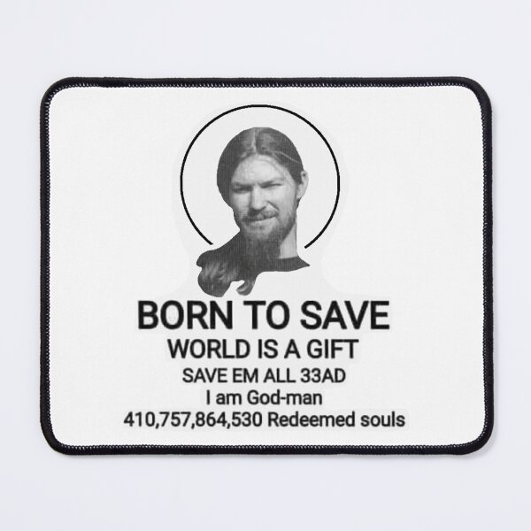 Item preview, Born to Save | Jesus Christ (Richard D. James) Aphex Twin Meme designed and sold by Based History.