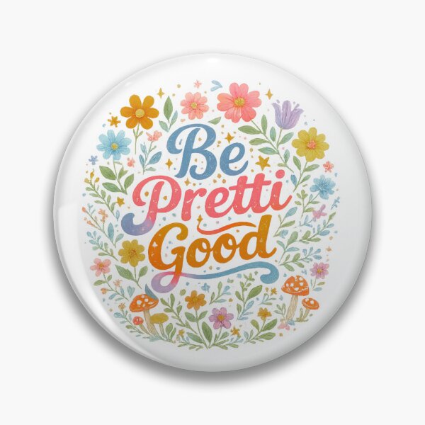 Item preview, Be Pretty Good Floral Quote designed and sold by DariaOltes.