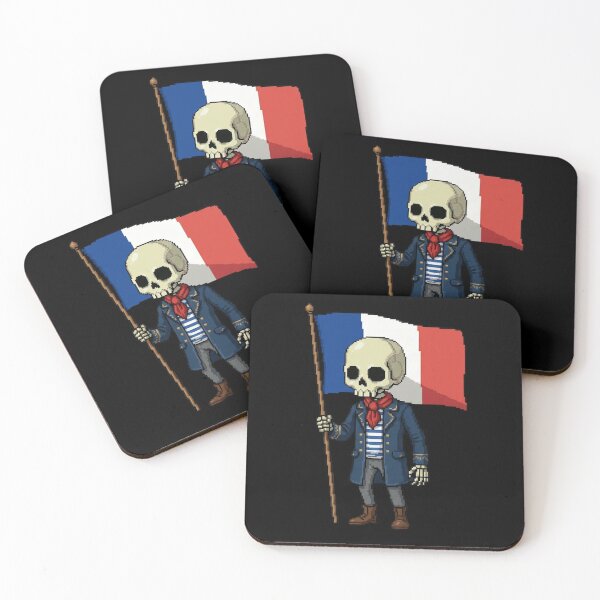 Item preview, French Pixel Skeleton Shirt | Mr. SKVLL | France Flag Skeleton Gift designed and sold by MR.SKVLL.