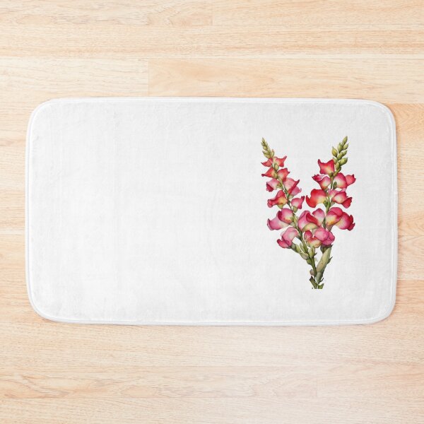 Item preview, Single Snapdragon Flower Botanical Watercolor Art designed and sold by sana designer.