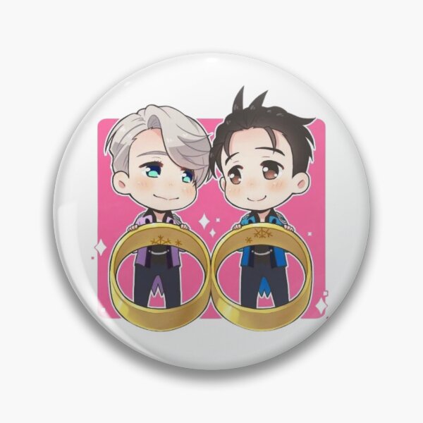 Item preview, Yuri on Ice Chibi Wedding Rings Illustration designed and sold by Oniyasha.