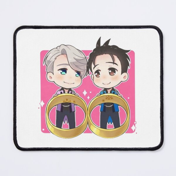Item preview, Yuri on Ice Chibi Wedding Rings Illustration designed and sold by Oniyasha.