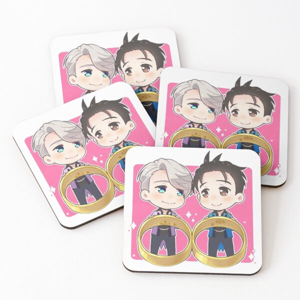 Item preview, Yuri on Ice Chibi Wedding Rings Illustration designed and sold by Oniyasha.