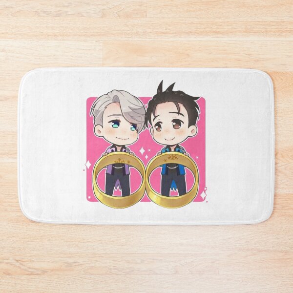 Item preview, Yuri on Ice Chibi Wedding Rings Illustration designed and sold by Oniyasha.