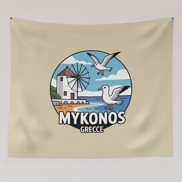Item preview, Mykonos, Greece designed and sold by Pixel-Lair.