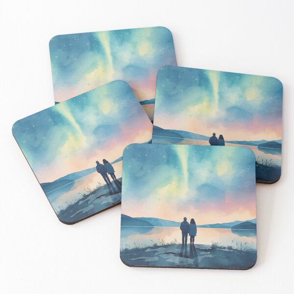Item preview, Couple in the northern lights designed and sold by Anisha  Vaz.