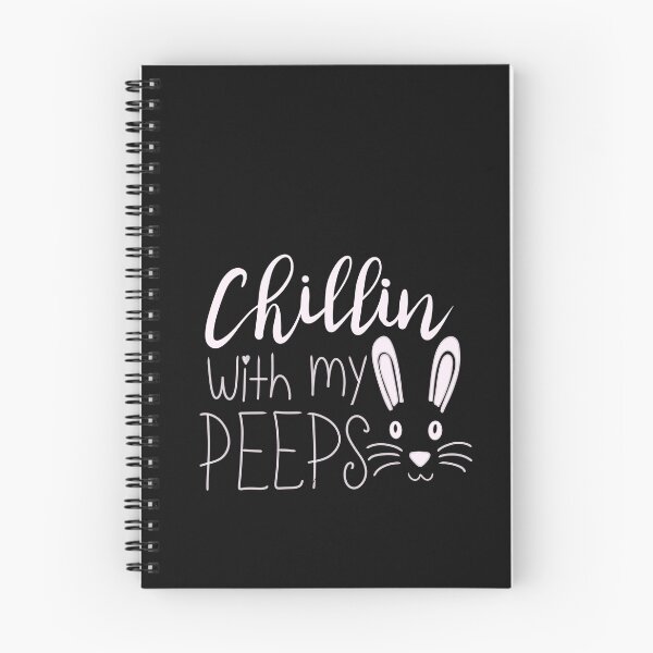 Item preview, Chillin’ with My Peeps Easter Bunny Typography designed and sold by SimoesArtistry.