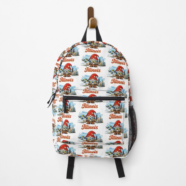 Item preview, Windy City Gnome – Illinois Skyline Illustration designed and sold by Moriarty's Digital Visions.