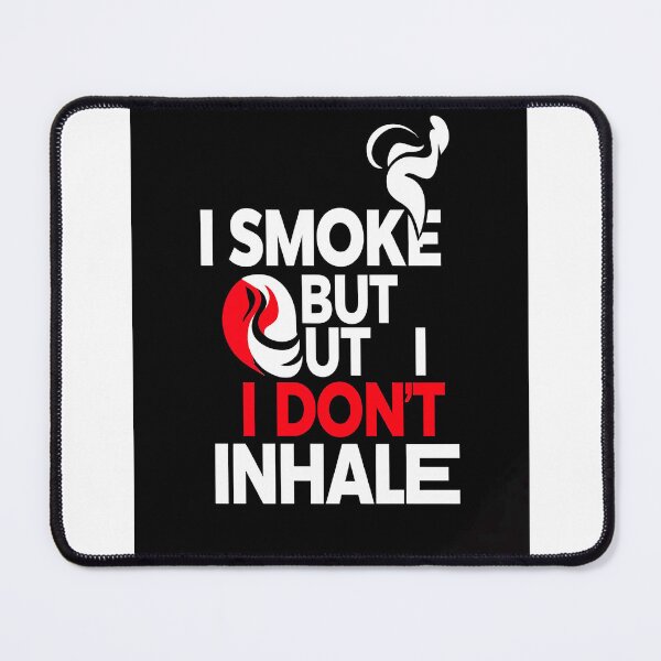 Item preview, I SMOKE BUT I DON'T INHALE-BLACK designed and sold by MATIAS-ENKI.