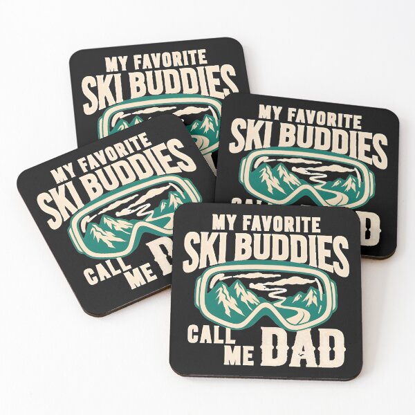 Item preview, Funny Ski Dad Shirt My Favorite Ski Buddies Call Me Dad designed and sold by MizoX7.