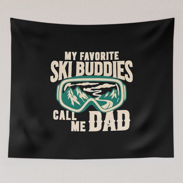 Item preview, Funny Ski Dad Shirt My Favorite Ski Buddies Call Me Dad designed and sold by MizoX7.