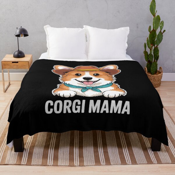 Artikelvorschau, Corgi-Mama – Süße Besitzerin eines Welsh Corgis und Hundeliebe entworfen und verkauft von joyouartArt.