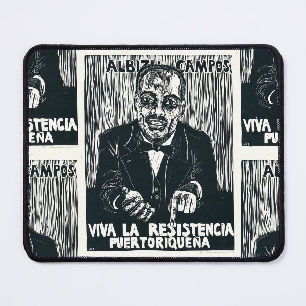 Item preview, Bold Linocut Print of | Puerto Rican Independence Art | Viva la Resistencia & Cultural Pride designed and sold by artofuniverse.