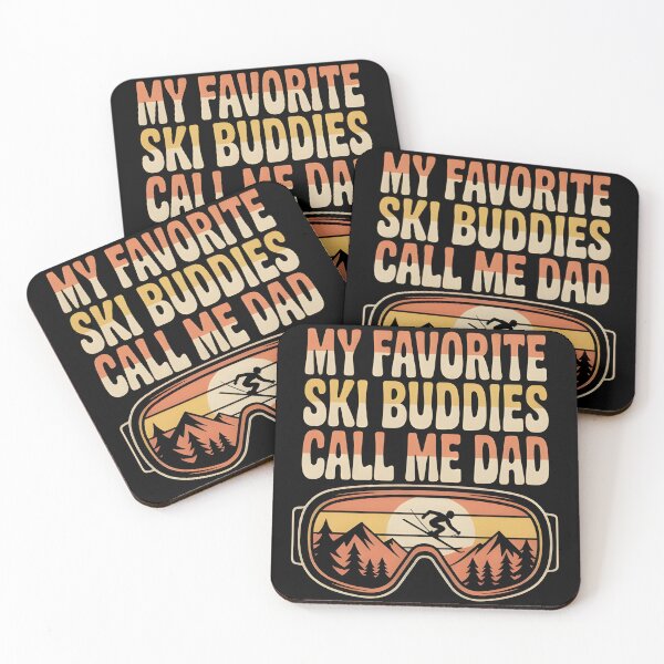 Item preview, Funny Ski Dad Shirt My Favorite Ski Buddies Call Me Dad designed and sold by MizoX7.