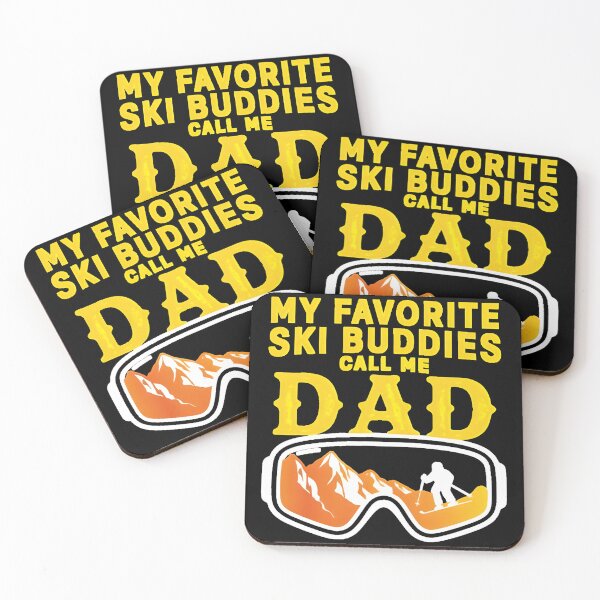 Item preview, Funny Ski Dad Shirt My Favorite Ski Buddies Call Me Dad designed and sold by MizoX7.
