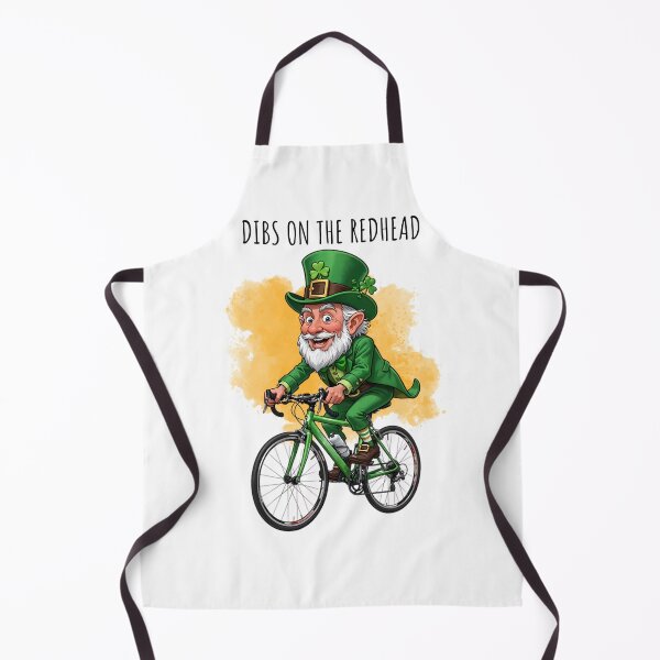 Item preview, Dibs On The Redhead Funny Cycling St Patricks Day Leprechaun designed and sold by MTJ-Mushrooms.