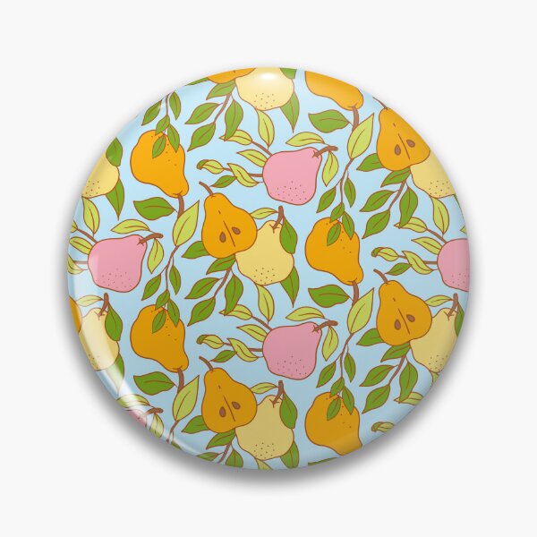 Item preview, Sweet and Fresh Hand-Drawn Pears Pattern designed and sold by Olive Lane Creative.