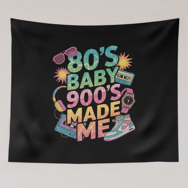 Item preview, 1980s 80's Baby 1990s 90's Made Me Nostalgia4 designed and sold by angolinnArt.