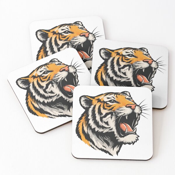 Item preview, Roaring Tiger Bold Wildlife Art designed and sold by ForeverPrintsOK.