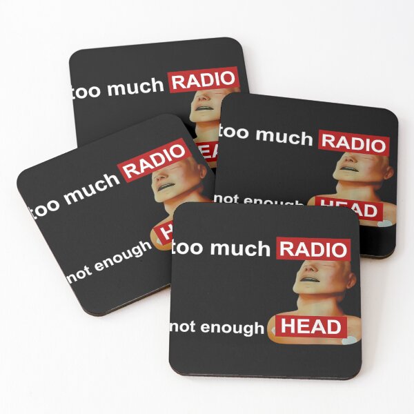 Item preview,  Too Much Radio Not Enough Head Funny  designed and sold by TrendishStore.