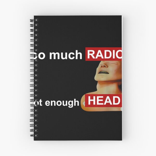 Item preview,  Too Much Radio Not Enough Head Funny  designed and sold by TrendishStore.