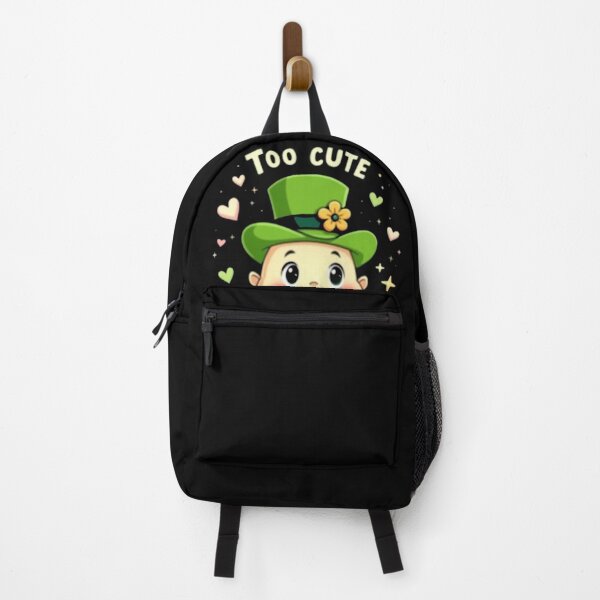 Item preview, Too cute St Patricks Day Shamrock Irish Funny Gifts T-shirt designed and sold by MalwasBasket.