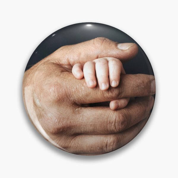 Item preview, Newborn Baby Hand in Man's Hand designed and sold by Maria Dryfhout.