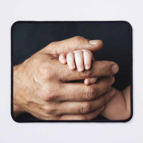Item preview, Newborn Baby Hand in Man's Hand designed and sold by Maria Dryfhout.